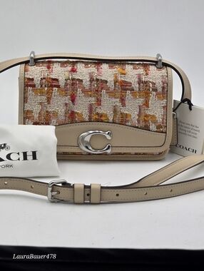 💥NEW💥Coach Bandit Crossbody In Tweed